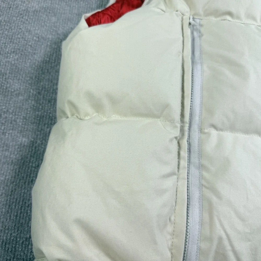 Under Armour Made In Italy Luxury Goose Down Puffer Vest Mens XL Beige Rare GUC